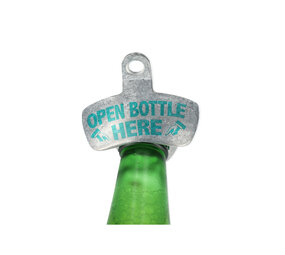 Discountershop Vintage Wandflesopener | Staalen Muur Flesopener voor Verzamelaars | 8x6.5x3cm | Gebruik als Bieropener Muur voor Uw Man!