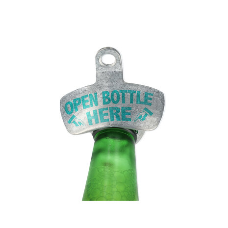 Discountershop  Vintage Wall Bottle Opener | Wall Mounted Beer Bottle Opener - Collector’s Item | 8x6.5x3cm | Perfect Drink and Bar Accessories