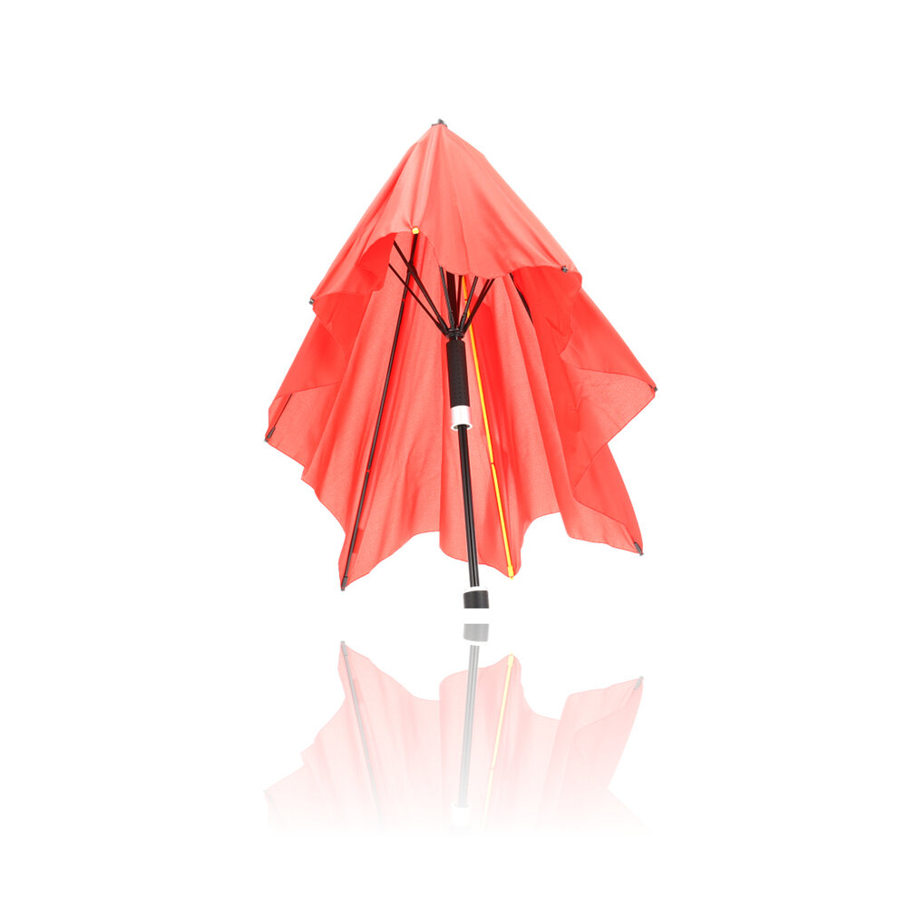 Discountershop Stormparaplu  Opvouwbaar - Groot (100 cm) | Rood - Windproof tot 100km/u | Beste Stormparaplu Kopen met Handopening Discountershop Stormparaplu  Opvouwbaar - Groot (100 cm) | Rood - Windproof tot 100km/u | Beste Stormparaplu Kopen met Handopening