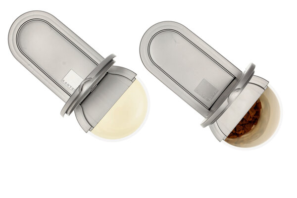 Discountershop Hondenvoer Container 4L in Wit: Set van 2 Opbergdozen 25.5cm x 9.5cm - Kunststof | Discountershop Discountershop Hondenvoer Container 4L in Wit: Set van 2 Opbergdozen 25.5cm x 9.5cm - Kunststof | Discountershop