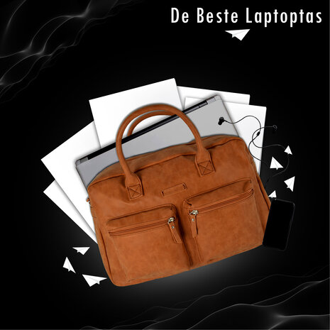 Bicky Bernard Stylish beige Laptop Bag and Business Bag made of Polyester - Laptop Backpack with 21 Liter Capacity | 42cm x 18cm x 28cm Bicky Bernard Stylish beige Laptop Bag and Business Bag made of Polyester - Laptop Backpack with 21 Liter Capacity | 42cm x 18cm x 28cm