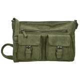 Bicky Bernard  Elegant Olive Shoulder Bag For Women | 1 Piece | Bicky Bernard | 30cm Length Bicky Bernard  Elegant Olive Shoulder Bag For Women | 1 Piece | Bicky Bernard | 30cm Length