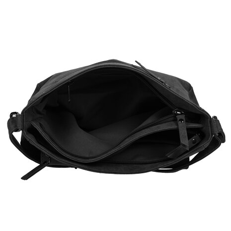 Bicky Bernard  Spacious and Versatile Black Shoulder Bag Women from Bicky Bernard - Polyester - 7 Compartments - Crossbody Bag Bicky Bernard  Spacious and Versatile Black Shoulder Bag Women from Bicky Bernard - Polyester - 7 Compartments - Crossbody Bag