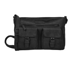 Bicky Bernard  Spacious and Versatile Black Shoulder Bag Women from Bicky Bernard - Polyester - 7 Compartments - Crossbody Bag Bicky Bernard  Spacious and Versatile Black Shoulder Bag Women from Bicky Bernard - Polyester - 7 Compartments - Crossbody Bag