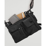 Bicky Bernard  Stijlvolle Zwarte Schoudertas Dames - Bicky Bernard - Compact en Praktisch - Polyester - 5 Vakken - Crossbody Tas Bicky Bernard  Stijlvolle Zwarte Schoudertas Dames - Bicky Bernard - Compact en Praktisch - Polyester - 5 Vakken - Crossbody Tas