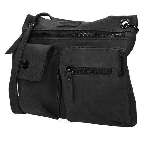 Bicky Bernard  Stylish Black Shoulder Bag Women - Bicky Bernard - Compact and Practical - Polyester - 5 Compartments - Crossbody Bag Bicky Bernard  Stylish Black Shoulder Bag Women - Bicky Bernard - Compact and Practical - Polyester - 5 Compartments - Crossbody Bag