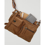 Bicky Bernard  Elegant Camel-colored Women's Bag - Bicky Bernard - 26x3x21cm - PU - Shoulder bag - Crossbody bag Bicky Bernard  Elegant Camel-colored Women's Bag - Bicky Bernard - 26x3x21cm - PU - Shoulder bag - Crossbody bag