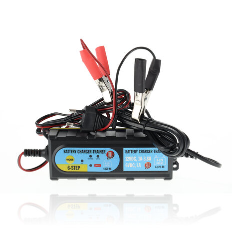 Discountershop Professionele Acculader 12V voor Auto, Motor en Boot | 65W - Geschikt voor AGM, Gel en Loodzuur Accu's | 4-120Ah - 5 Temperatuuringstellingen - 6-Fase Oplader Auto Discountershop Professionele Acculader 12V voor Auto, Motor en Boot | 65W - Geschikt voor AGM, Gel en Loodzuur Accu's | 4-120Ah - 5 Temperatuuringstellingen - 6-Fase Oplader Auto