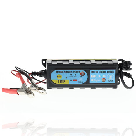Discountershop Professionele Acculader 12V voor Auto, Motor en Boot | 65W - Geschikt voor AGM, Gel en Loodzuur Accu's | 4-120Ah - 5 Temperatuuringstellingen - 6-Fase Oplader Auto Discountershop Professionele Acculader 12V voor Auto, Motor en Boot | 65W - Geschikt voor AGM, Gel en Loodzuur Accu's | 4-120Ah - 5 Temperatuuringstellingen - 6-Fase Oplader Auto