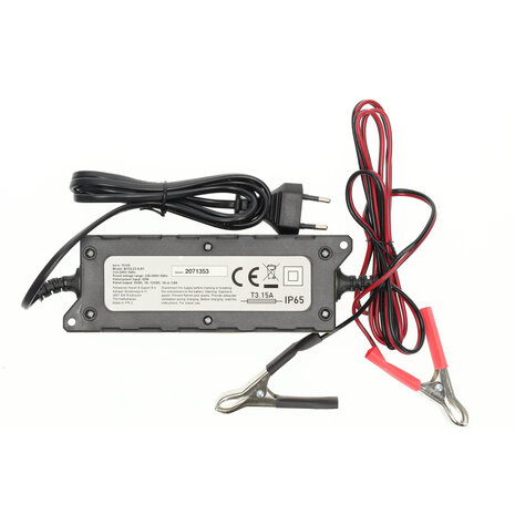 Discountershop Professionele Acculader 12V voor Auto, Motor en Boot | 65W - Geschikt voor AGM, Gel en Loodzuur Accu's | 4-120Ah - 5 Temperatuuringstellingen - 6-Fase Oplader Auto Discountershop Professionele Acculader 12V voor Auto, Motor en Boot | 65W - Geschikt voor AGM, Gel en Loodzuur Accu's | 4-120Ah - 5 Temperatuuringstellingen - 6-Fase Oplader Auto