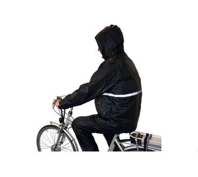 Discountershop Regenpak Small- Blauw - Inclusief Broek & Jas capuchon- Lichtgewicht Regenkleding voor Fietsen, Wandelen Discountershop Regenpak Small- Blauw - Inclusief Broek & Jas capuchon- Lichtgewicht Regenkleding voor Fietsen, Wandelen