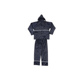 Discountershop Rain Suit Large- Blue - Including Pants & Jacket Hood - Lightweight Rainwear for Cycling, Hiking Discountershop Rain Suit Large- Blue - Including Pants & Jacket Hood - Lightweight Rainwear for Cycling, Hiking