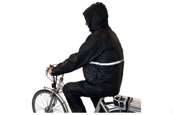 Discountershop Regenpak Large- Blauw - Inclusief Broek & Jas capuchon- Lichtgewicht Regenkleding voor Fietsen, Wandelen Discountershop Regenpak Large- Blauw - Inclusief Broek & Jas capuchon- Lichtgewicht Regenkleding voor Fietsen, Wandelen