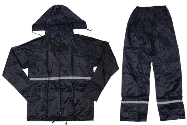 Discountershop Regenpak Large- Blauw - Inclusief Broek & Jas capuchon- Lichtgewicht Regenkleding voor Fietsen, Wandelen Discountershop Regenpak Large- Blauw - Inclusief Broek & Jas capuchon- Lichtgewicht Regenkleding voor Fietsen, Wandelen