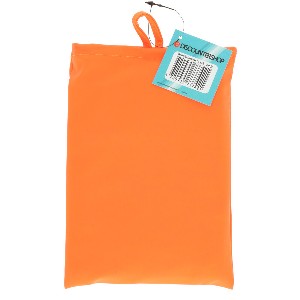 Merkloos High-Visibility Reflective Vest | Unisex Orange Safety Vest, One Size (M t/m XXL) | Lightweight Polyester for Traffic, Outdoor Activities, and Work Safety Merkloos High-Visibility Reflective Vest | Unisex Orange Safety Vest, One Size (M t/m XXL) | Lightweight Polyester for Traffic, Outdoor Activities, and Work Safety