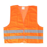Merkloos High-Visibility Reflective Vest | Unisex Orange Safety Vest, One Size (M t/m XXL) | Lightweight Polyester for Traffic, Outdoor Activities, and Work Safety Merkloos High-Visibility Reflective Vest | Unisex Orange Safety Vest, One Size (M t/m XXL) | Lightweight Polyester for Traffic, Outdoor Activities, and Work Safety