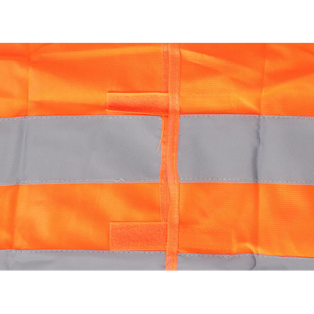 Merkloos Reflecterend Veiligheidsvestje Volwassenen | Unisex Oranje, One Size (M t/m XXL), Lichtgewicht Polyester | Ideaal voor Auto, Motor, Wandelen en Hardlopen