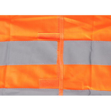 Merkloos Reflecterend Veiligheidsvestje Volwassenen | Unisex Oranje, One Size (M t/m XXL), Lichtgewicht Polyester | Ideaal voor Auto, Motor, Wandelen en Hardlopen