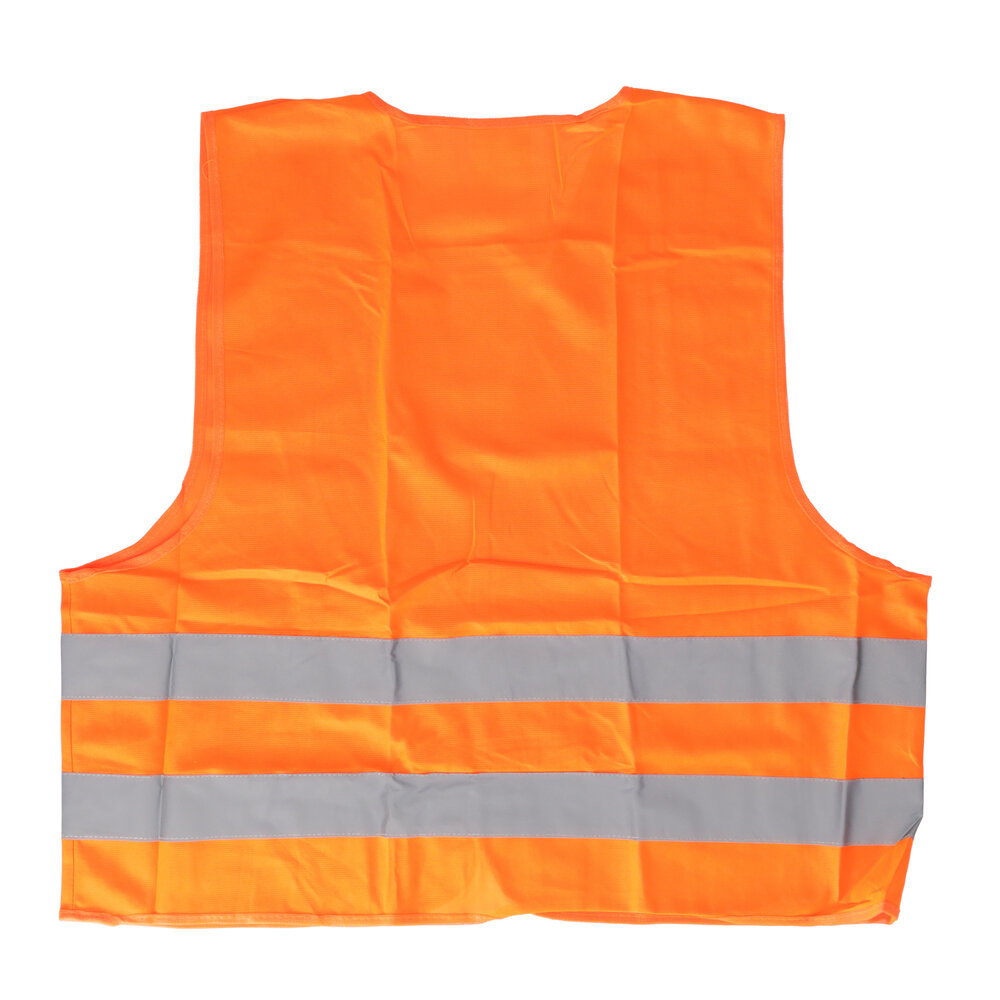 Merkloos High-Visibility Reflective Vest | Unisex Orange Safety Vest, One Size (M t/m XXL) | Lightweight Polyester for Traffic, Outdoor Activities, and Work Safety Merkloos High-Visibility Reflective Vest | Unisex Orange Safety Vest, One Size (M t/m XXL) | Lightweight Polyester for Traffic, Outdoor Activities, and Work Safety