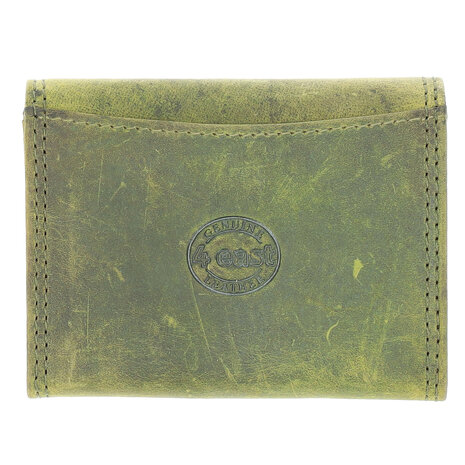 4 East Mini Leather Wallet with Double Flap | Unisex Wallet with RFID | 2 Credit Card Slots, Bill Compartment and Coin Pocket | Two-Fold Olive - Genuine Leather - 9x7x2cm 4 East Mini Leather Wallet with Double Flap | Unisex Wallet with RFID | 2 Credit Card Slots, Bill Compartment and Coin Pocket | Two-Fold Olive - Genuine Leather - 9x7x2cm