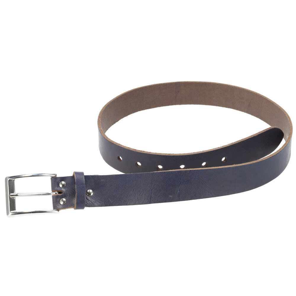 4 East Leren Broekriem Jeans | Unisex Riem Heren & Dames | Echt Leer - Blauwe Jeans Riem | Riemmaat 85cm – Totale lengte 102.5cm | 3.5cm Breedte 4 East Leren Broekriem Jeans | Unisex Riem Heren & Dames | Echt Leer - Blauwe Jeans Riem | Riemmaat 85cm – Totale lengte 102.5cm | 3.5cm Breedte