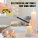 Discountershop Gasaansteker 26 cm met Kinderslot - Navulbare Aansteker voor BBQ, Keuken, Kaarsen en Kamperen - Groen Discountershop Gasaansteker 26 cm met Kinderslot - Navulbare Aansteker voor BBQ, Keuken, Kaarsen en Kamperen - Groen