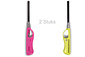 Gas Lighter Set 26 cm - 2 Refillable Butane Lighters