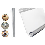 Discountershop Tafelbeschermer 120x60 cm - Transparant Glashelder, Hittebestendig & Antislip - Duurzaam Tafelkleed van 1 mm Dikte