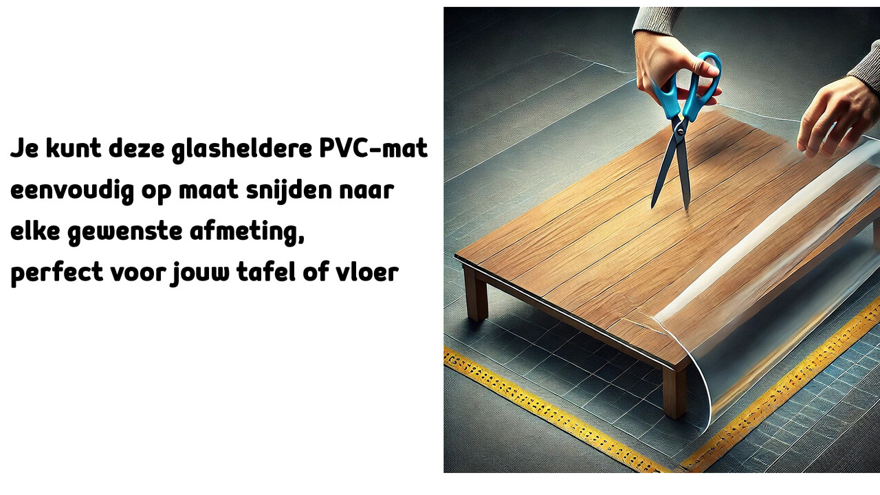 Discountershop Table Protector 120x60 cm - Transparent Clear, Heat Resistant & Anti-Slip - Durable Tablecloth with 1 mm Thickness