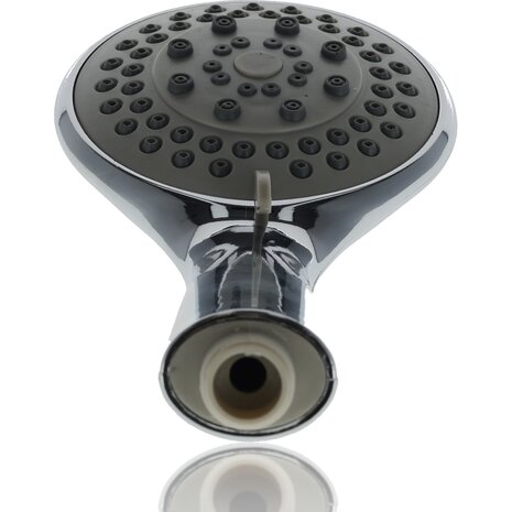Discountershop Handheld Shower Set | Universal and Water Saving - 5 Spray Functions - Chrome - Anti-Lime | Incl. Shower Pipe & Wall Holder| 10cm Shower Head & 1.5m Shower Pipe with Holder Bracket Discountershop Handheld Shower Set | Universal and Water Saving - 5 Spray Functions - Chrome - Anti-Lime | Incl. Shower Pipe & Wall Holder| 10cm Shower Head & 1.5m Shower Pipe with Holder Bracket