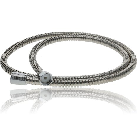 Discountershop Handheld Shower Set | Universal and Water Saving - 5 Spray Functions - Chrome - Anti-Lime | Incl. Shower Pipe & Wall Holder| 10cm Shower Head & 1.5m Shower Pipe with Holder Bracket Discountershop Handheld Shower Set | Universal and Water Saving - 5 Spray Functions - Chrome - Anti-Lime | Incl. Shower Pipe & Wall Holder| 10cm Shower Head & 1.5m Shower Pipe with Holder Bracket