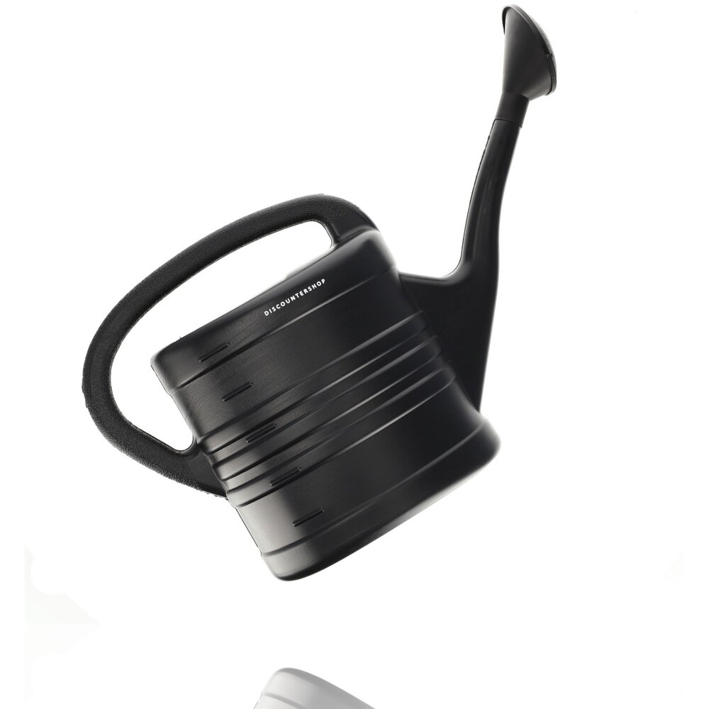 Merkloos Watering can with spray head black 10 liters - Plant watering - Garden articles/gardening - Vegetable garden/black garden/herb garden care Merkloos Watering can with spray head black 10 liters - Plant watering - Garden articles/gardening - Vegetable garden/black garden/herb garden care