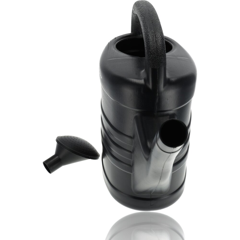 Merkloos Watering can with spray head black 10 liters - Plant watering - Garden articles/gardening - Vegetable garden/black garden/herb garden care Merkloos Watering can with spray head black 10 liters - Plant watering - Garden articles/gardening - Vegetable garden/black garden/herb garden care