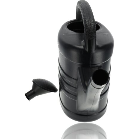 Merkloos Watering can with spray head black 10 liters - Plant watering - Garden articles/gardening - Vegetable garden/black garden/herb garden care Merkloos Watering can with spray head black 10 liters - Plant watering - Garden articles/gardening - Vegetable garden/black garden/herb garden care