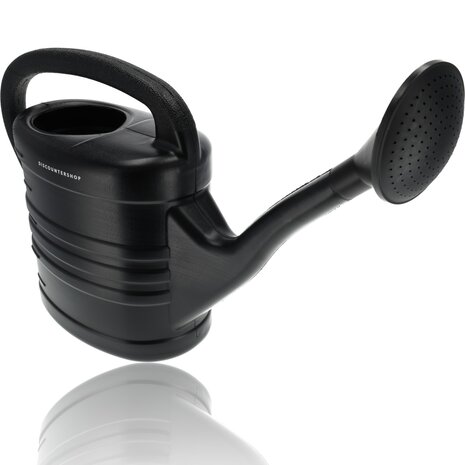 Merkloos Watering can with spray head black 10 liters - Plant watering - Garden articles/gardening - Vegetable garden/black garden/herb garden care Merkloos Watering can with spray head black 10 liters - Plant watering - Garden articles/gardening - Vegetable garden/black garden/herb garden care