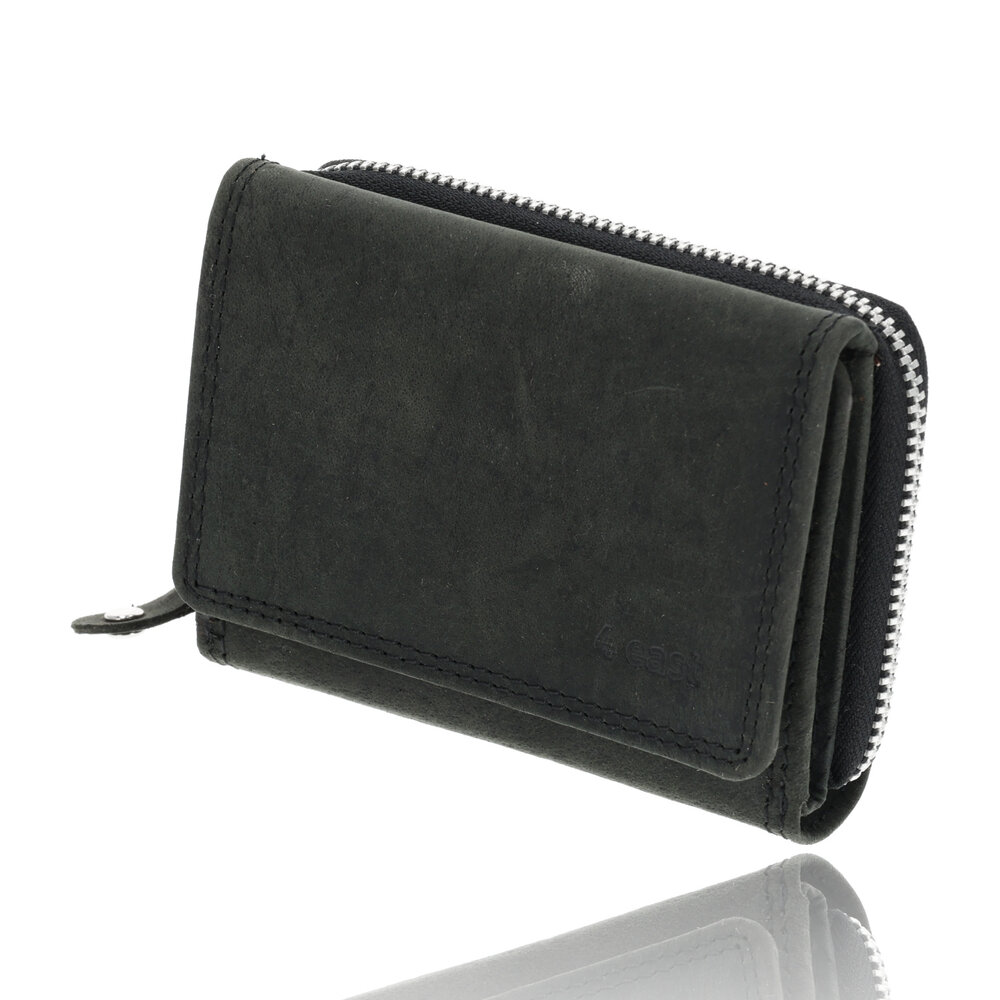 4 East Portemonnee Unisex Anti Skim | Overslagportemonne Voor Heren & Dames | Mini Portemonnee Met Rits & RFID | 5 Pasjeshouder | Ideaal Cadeautjes | 11x9x3 cm – Zwart 4 East Portemonnee Unisex Anti Skim | Overslagportemonne Voor Heren & Dames | Mini Portemonnee Met Rits & RFID | 5 Pasjeshouder | Ideaal Cadeautjes | 11x9x3 cm – Zwart