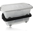 Discountershop® | Onderbedbox op wielen | Rollerbox 100 % BIO recyclable | opbergbox | 24L 2 stuks Opberger met wieltjes