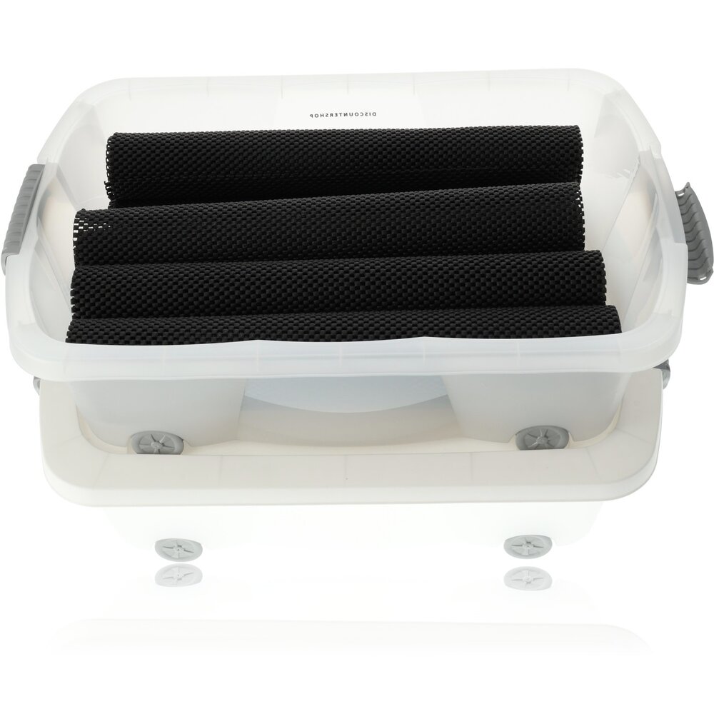 Discountershop Discountershop® | Under bed box on wheels | Roller box 100 % BIO recyclable | storage box | 24L 2 pieces Storage with wheels Discountershop Discountershop® | Under bed box on wheels | Roller box 100 % BIO recyclable | storage box | 24L 2 pieces Storage with wheels