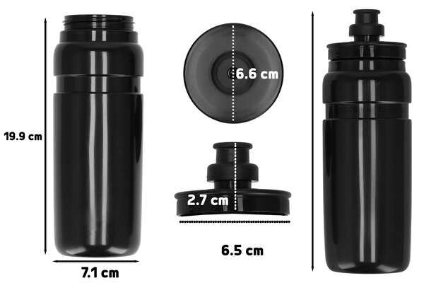 Discountershop Water Bottle Cycling 750 ml - Lightweight BPA-free Sports Bottle Set of 2 - Dishwasher safe & Suitable for all Bottle Cages - Fitness Water Bottle - Recyclable Discountershop Water Bottle Cycling 750 ml - Lightweight BPA-free Sports Bottle Set of 2 - Dishwasher safe & Suitable for all Bottle Cages - Fitness Water Bottle - Recyclable