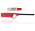 Refillable BBQ Lighter 26.5 cm Red – Robust Metal/Plastic Gas Lighter for Barbecue, Candles and Outdoor Use