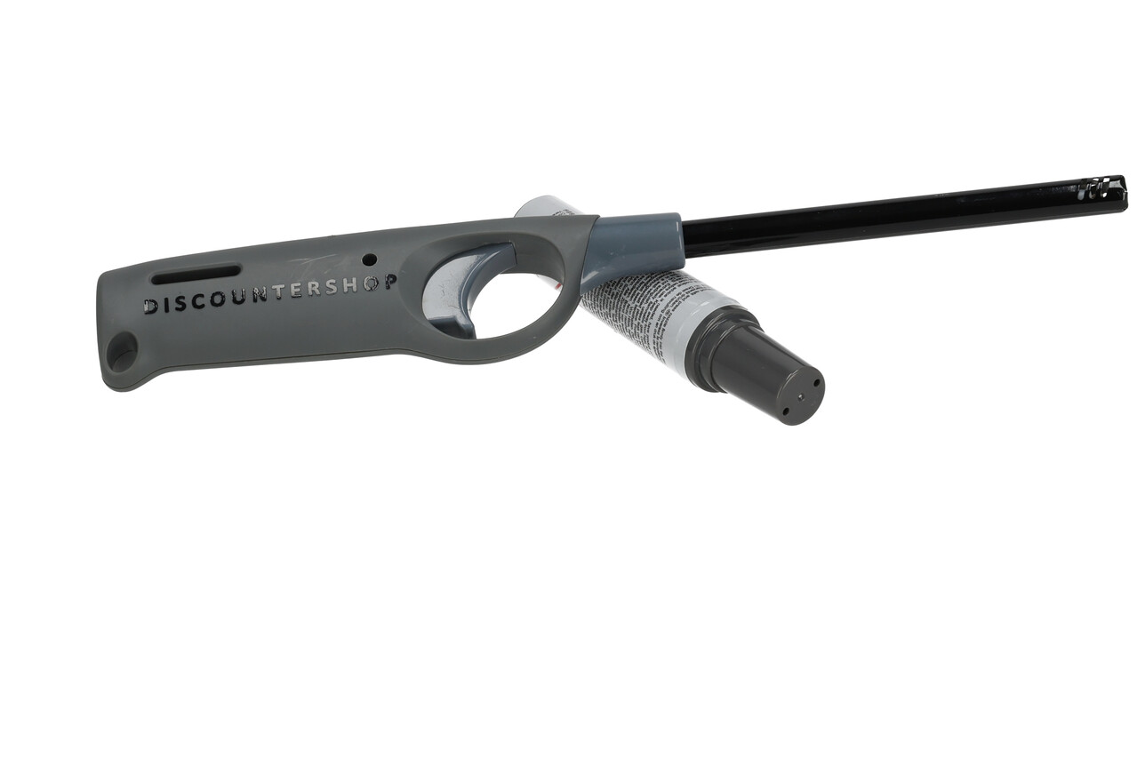 Discountershop Refillable BBQ Lighter 27 cm Grey with Gas Refill for Kitchen, Stove, Candles, Barbecue and Outdoor Use Discountershop Refillable BBQ Lighter 27 cm Grey with Gas Refill for Kitchen, Stove, Candles, Barbecue and Outdoor Use