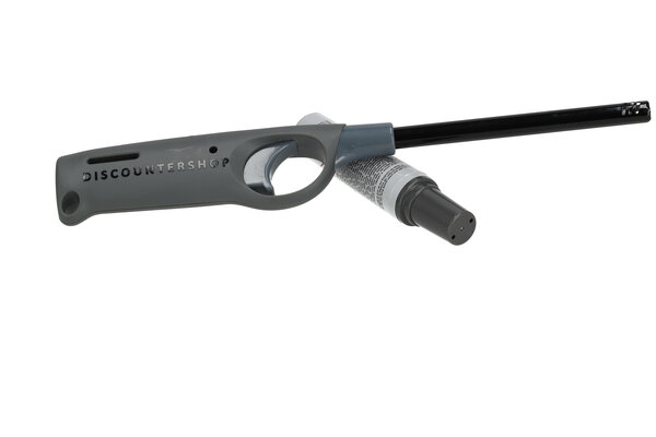 Discountershop Refillable BBQ Lighter 27 cm Grey with Gas Refill for Kitchen, Stove, Candles, Barbecue and Outdoor Use Discountershop Refillable BBQ Lighter 27 cm Grey with Gas Refill for Kitchen, Stove, Candles, Barbecue and Outdoor Use