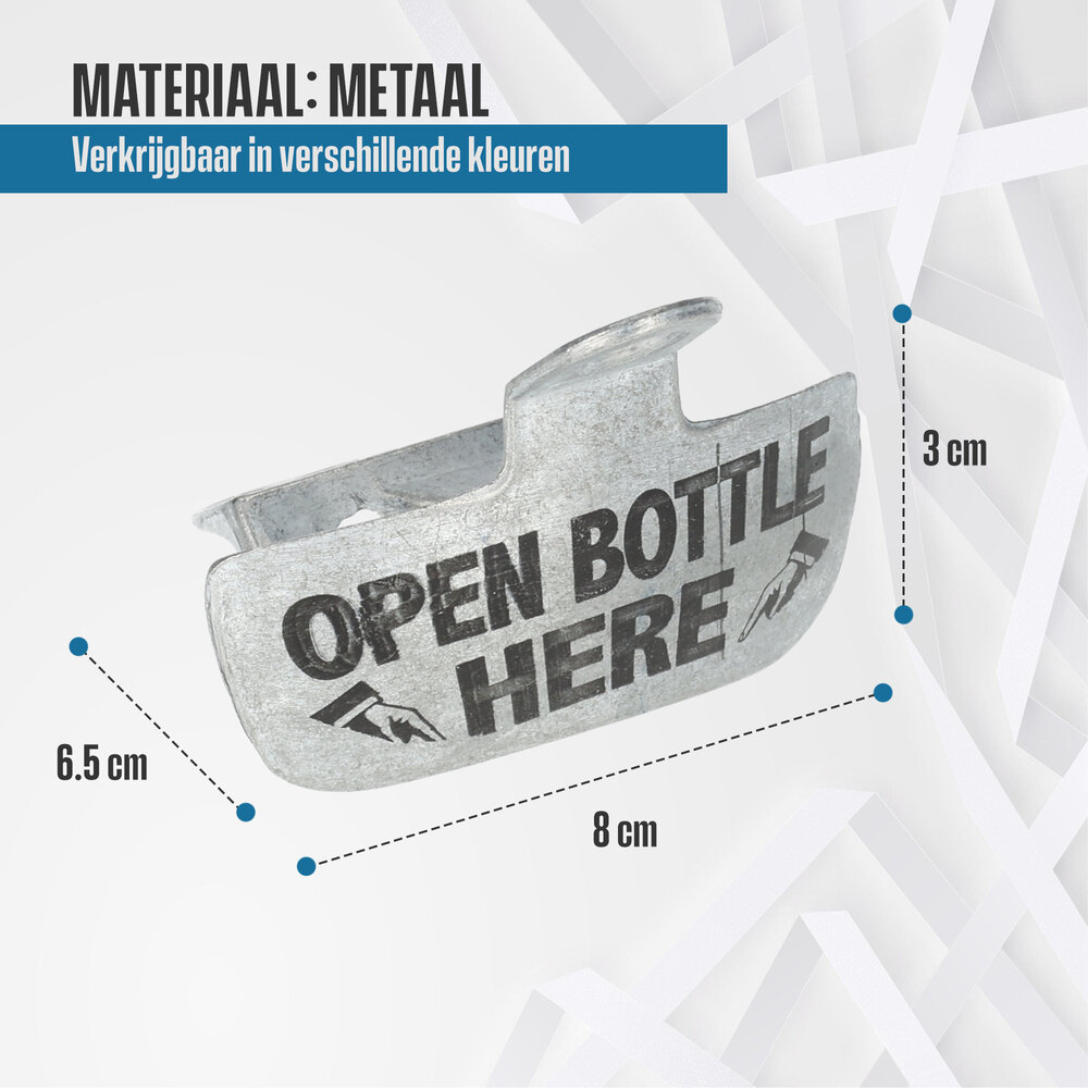 Discountershop  Vintage Wall Bottle Opener | Wall Mounted Beer Bottle Opener - Collector’s Item | 8x6.5x3cm | Perfect Drink and Bar Accessories