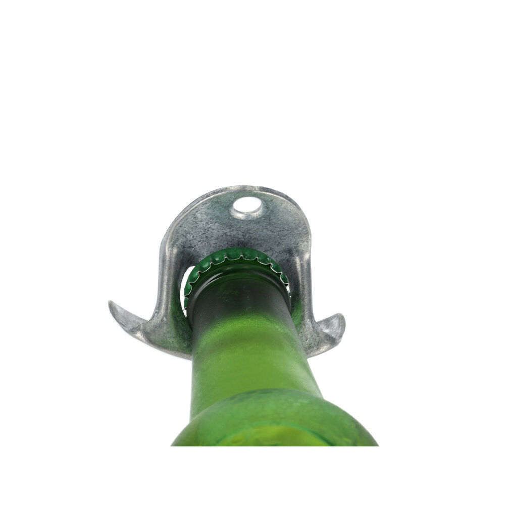 Discountershop Vintage Wandflesopener | Staalen Muur Flesopener voor Verzamelaars | 8x6.5x3cm | Gebruik als Bieropener Muur voor Uw Man!