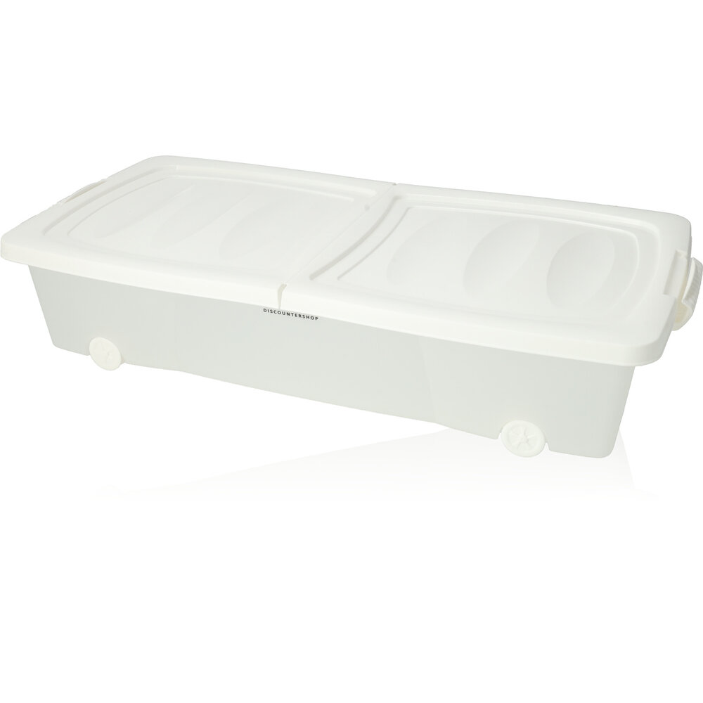 Discountershop Opbergbox - onderbedbox - Onderbedbox 32 liter Discountershop Opbergbox - onderbedbox - Onderbedbox 32 liter