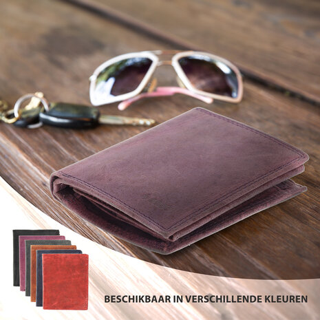 4 East Leather Wallet for Men with Coin Pocket | 8 Credit Card Slots & Hidden Pockets | Mens Wallet with RFID In Genuine Leather – Billfold - Purple | 11X9X2cm 4 East Leather Wallet for Men with Coin Pocket | 8 Credit Card Slots & Hidden Pockets | Mens Wallet with RFID In Genuine Leather – Billfold - Purple | 11X9X2cm