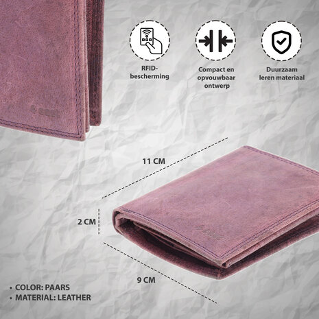 4 East Leather Wallet for Men with Coin Pocket | 8 Credit Card Slots & Hidden Pockets | Mens Wallet with RFID In Genuine Leather – Billfold - Purple | 11X9X2cm 4 East Leather Wallet for Men with Coin Pocket | 8 Credit Card Slots & Hidden Pockets | Mens Wallet with RFID In Genuine Leather – Billfold - Purple | 11X9X2cm
