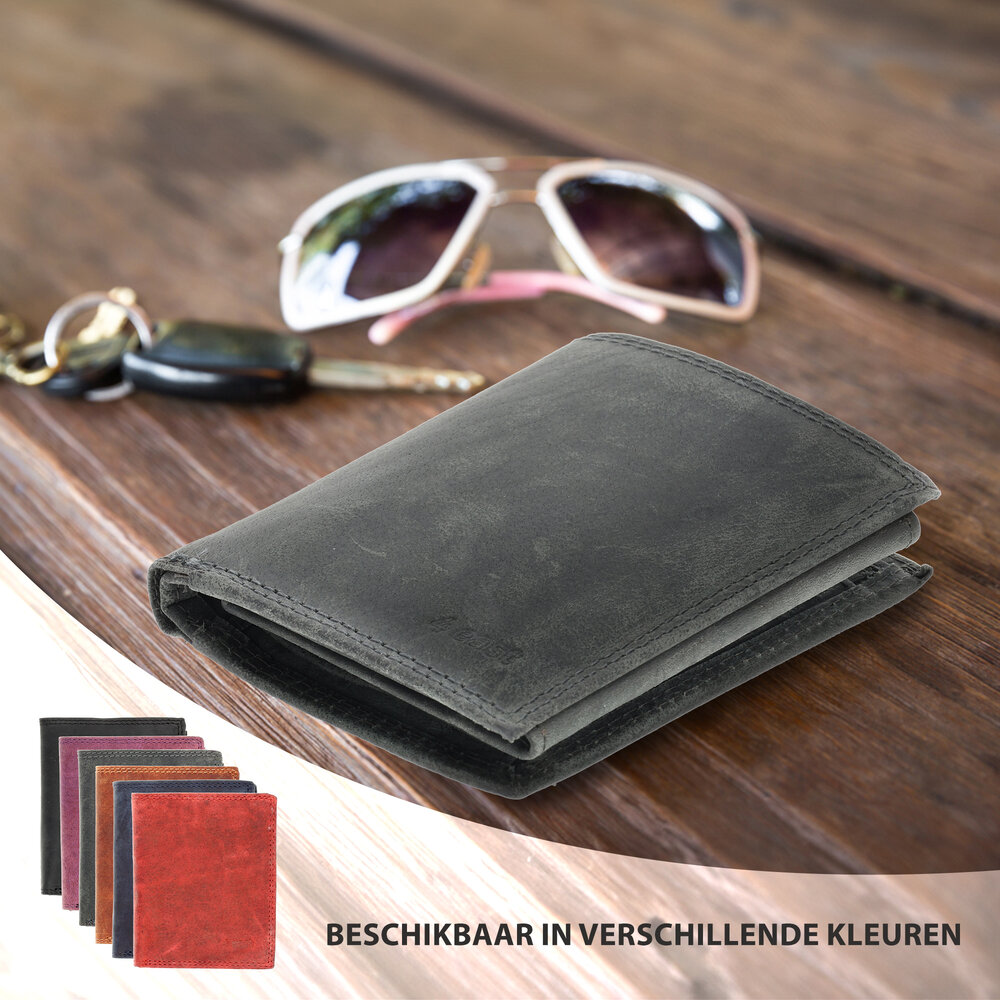 4 East Unisex Leather Wallet with RFID Protection | 8 Card Slots, Coin Pocket & Hidden Pockets | Genuine Leather Billfold - Grey | 11X9X2cm | Ideal Gift for Him and Her 4 East Unisex Leather Wallet with RFID Protection | 8 Card Slots, Coin Pocket & Hidden Pockets | Genuine Leather Billfold - Grey | 11X9X2cm | Ideal Gift for Him and Her