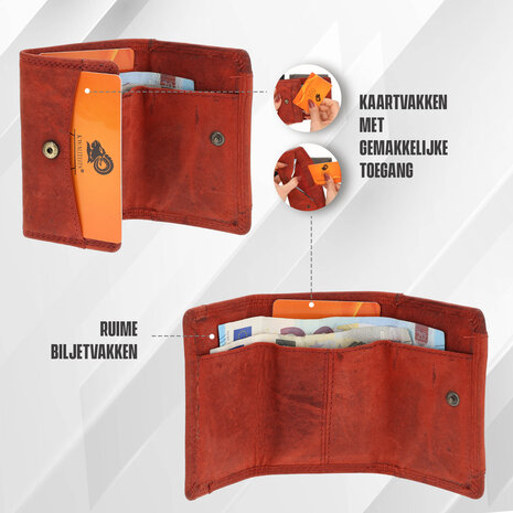 4 East Kleine portemonnee pasjes en geld |dames & heren | anti skim met 2 pasjeshouder & muntvak | ideaal kerstcadeautjes | 9.8x6.5x2 cm – rood 4 East Kleine portemonnee pasjes en geld |dames & heren | anti skim met 2 pasjeshouder & muntvak | ideaal kerstcadeautjes | 9.8x6.5x2 cm – rood