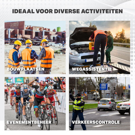 Merkloos Reflecterend Veiligheidsvestje Volwassenen | Unisex Oranje, One Size (M t/m XXL), Lichtgewicht Polyester | Ideaal voor Auto, Motor, Wandelen en Hardlopen